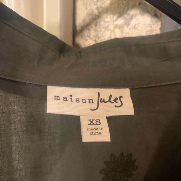 Maison Jules Green Patterned Dress - Picture 6 of 6